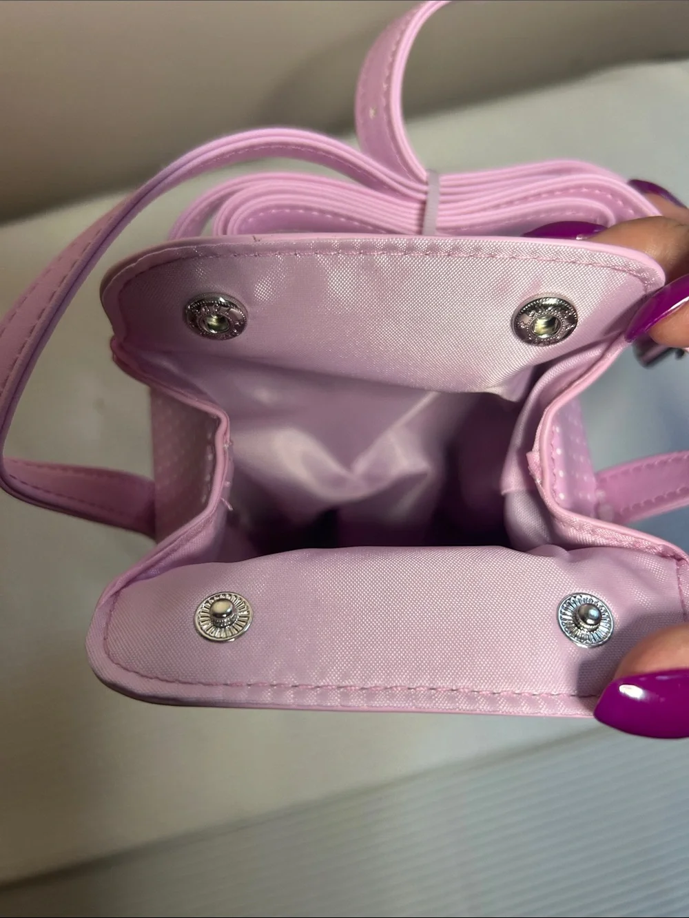 Pink Strawberry Milk Phone Crossbody Bag